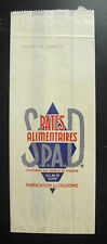Publicidade antiga, estojo ou saco de macarrão S. P. a.D c1950 32 cm Dijon comprar usado  Enviando para Brazil