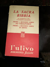 Libro sacra bibbia. usato  Breno