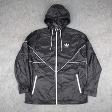 Jaqueta Adidas Masculina Média Preta Skate Trefoil Track Hoodie Skate Warm Up comprar usado  Enviando para Brazil