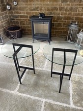 Pair round glass for sale  OAKHAM