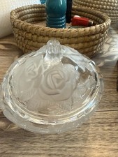 Glass trinket dish for sale  Summerville