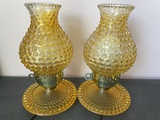Amber lamps hobnail for sale  Allport