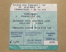 Portsmouth manchester united for sale  MACCLESFIELD