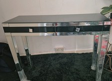 Black silver mirrored for sale  BECKENHAM