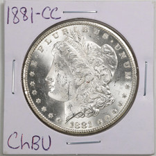 1881-CC Morgan Dollar BU estado perfeito não circulado 90% prata $1 moeda dos EUA comprar usado  Enviando para Brazil