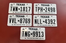 Lot texas license for sale  Lubbock