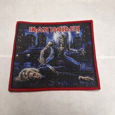 IRON MAIDEN, THE NUMBER OF THE BEAST, RED BORDER, PATCH TECIDO comprar usado  Enviando para Brazil