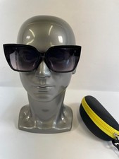 Óculos de sol Louis Vuitton feminino designer armação preta lente cinza 60-15-143, usado comprar usado  Enviando para Brazil