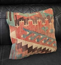 Usado, Capa de travesseiro quilim quadrado 16"x16", fronha étnica sofá rústico comprar usado  Enviando para Brazil