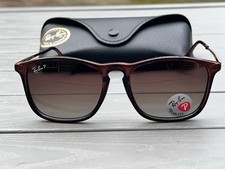 Usado, Óculos de Sol Original Ray-Ban 54mm CHRIS Marrom Gradiente - Marrom / Dourado comprar usado  Enviando para Brazil
