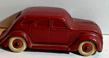 Carro miniatura de borracha vermelha sólida De Soto com pneus Goodyear comprar usado  Enviando para Brazil