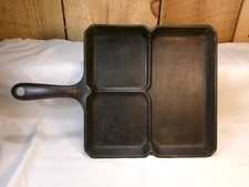 Usado, Frigideira antiga rara Griswold melhor feita de ferro fundido bacon e fritadeira de ovos 1257 comprar usado  Enviando para Brazil