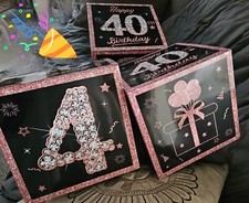 3pcs 40th birthday for sale  York