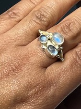 Bague argent pierres d'occasion  Séné
