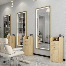 Konsola konsoleta fryzjerska barberska lustro fryzjerskie 180x70 LED STD na sprzedaż  PL