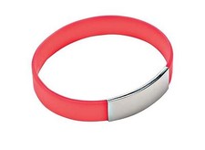 Bracciale silicone rosso usato  Vasto