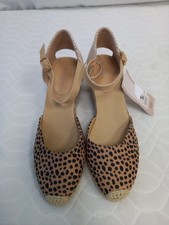 Beige spotty wedge for sale  MIDDLESBROUGH