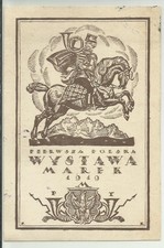AK Warszawa Wystawa Marek Znaczki Wystawa Stempel okolicznościowy 1919 na sprzedaż  Wysyłka do Poland