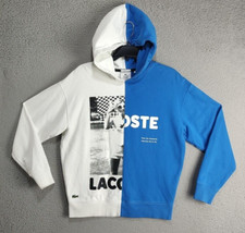 Moletom com capuz Lacoste Live adulto pequeno azul branco designer gráfico manga longa unissex comprar usado Moletom com capuz Lacoste Live adulto pequeno azul branco designer gráfico manga longa unissex comprar usado  Enviando para Brazil