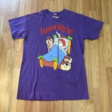 Camisa de dormir vintage anos 90 Warner Bros Buggs BunnyLooney Tunes comprar usado  Enviando para Brazil