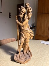 Holzfigur christopherus hohens gebraucht kaufen  Ravensburg