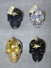 Christbaumkugel totenkopf goth gebraucht kaufen  Deutschland