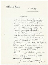 Jules renard lettre d'occasion  Versailles