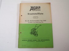 Ersatzteilliste 140 agria gebraucht kaufen  Berlin
