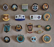 Vintage bowls badges usato  Spedire a Italy