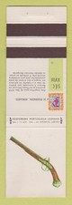 Capa Matchbook - Pistola de Armas Antigas de Portugal De Pederneira Bongarde comprar usado  Enviando para Brazil