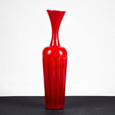 Vaso vetro rosso usato  Urbisaglia