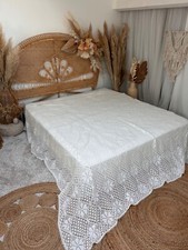 Couvre lit dantelles d'occasion  France