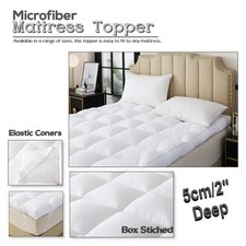 Microfibre mattress toppers for sale  ROCHDALE