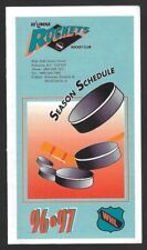 Programação de hóquei 1996-97 Kelowna Rockets WHL!!! Taco Time comprar usado  Enviando para Brazil