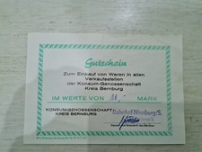 Riginaler ddr wertschein gebraucht kaufen  Bernburg-Umland