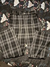Disturbia check trousers for sale  BRAINTREE