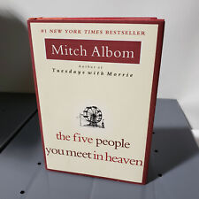 The 5 Five People You Meet in Heaven by Mitch Albom Hardcover book FREE SHIPPING, usado comprar usado  Enviando para Brazil