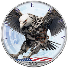 Silbermünze silver eagle gebraucht kaufen  Erftstadt