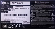 Ricambi per 43nano796pc usato  Gela