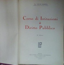 Lessona corso istituzioni usato  Italia
