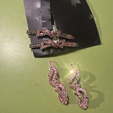 Two pairs crystal for sale  BATH