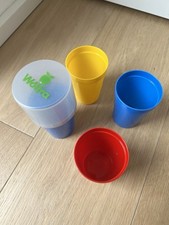 Plastikbecher bunte becher gebraucht kaufen  München