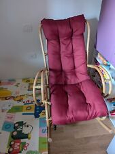 Sedia dondolo rattan usato  Bologna