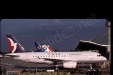 Air Macau Airbus A319-100 B-MAK lip 02 Wstępna dostawa Kodachrome Zjeżdżalnia/Dia B21, używany na sprzedaż  Wysyłka do Poland