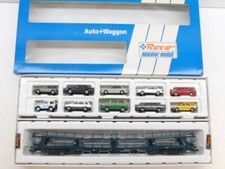 Roco H0 1900 Autotransportwagen mit 10 PKW, DC, NEM, NEU in OVP #57399 comprar usado  Enviando para Brazil