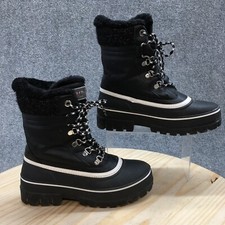 Botas Storm By Cougar Feminina 7 Brilho Meia Panturrilha Shearling Inverno Bota de Neve Preta comprar usado  Enviando para Brazil