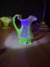 Uranium glass jug for sale  BASINGSTOKE
