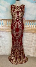Dress red gold for sale  BRISTOL
