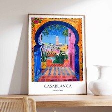 Casablanca poster morocco for sale  MANCHESTER