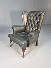 Vintage chesterfield armchair for sale  STOWMARKET
